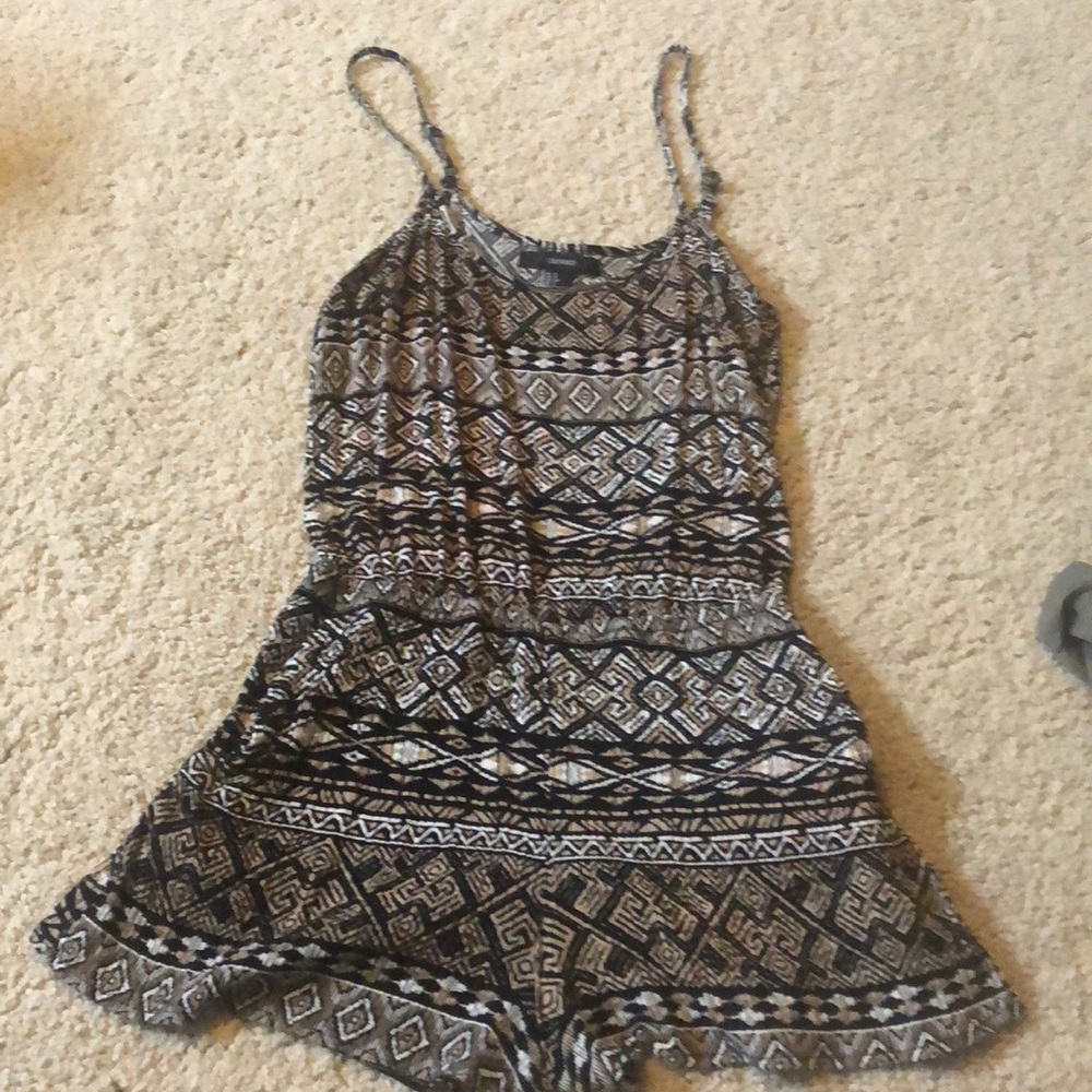 Printed romper